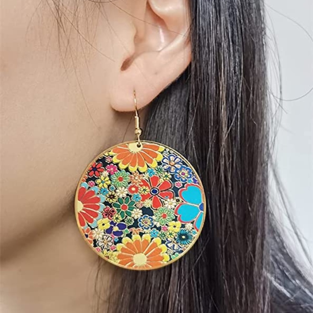 Boho Floral Earrings